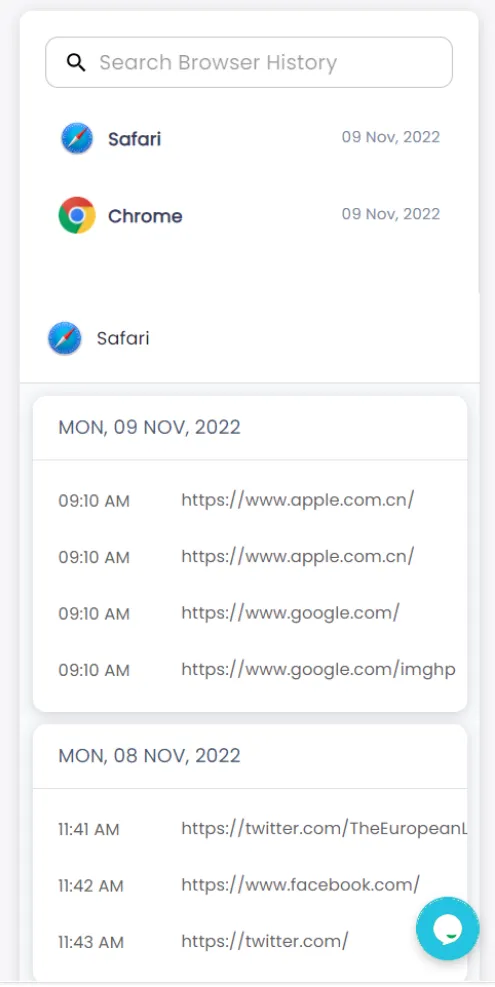 Browse your browser history